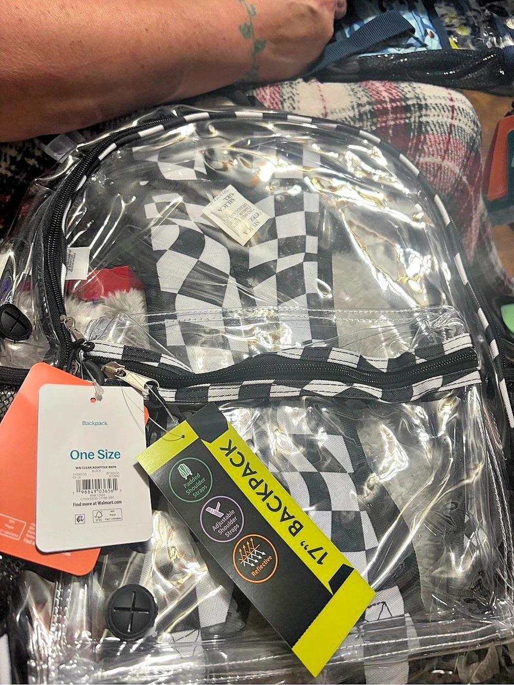 Jansport Checkered Backpack